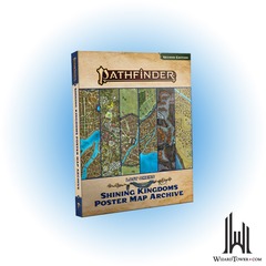 PATHFINDER 2E LOST OMENS SHINING KINGDOMS POSTER MAP ARCHIVE